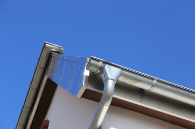 Close-Up of Gutter Cover Materials
